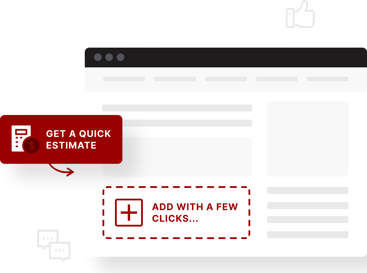 Powerful lead-gen apps you can add to your website in seconds Add to your website in a couple clicks